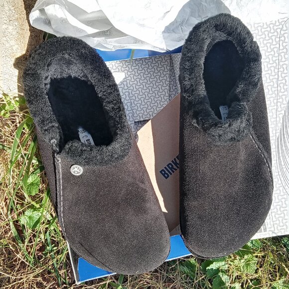 Birkenstock Zermatt premium shearling suede 12-12.5 normal/ wide - Picture 6 of 10